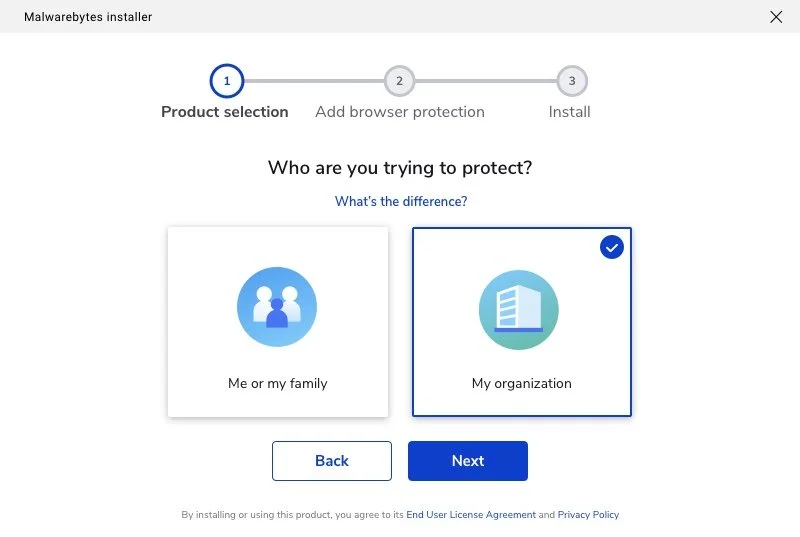 Final Malwarebytes installer
